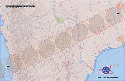 path of solar eclipse 2024 in texas